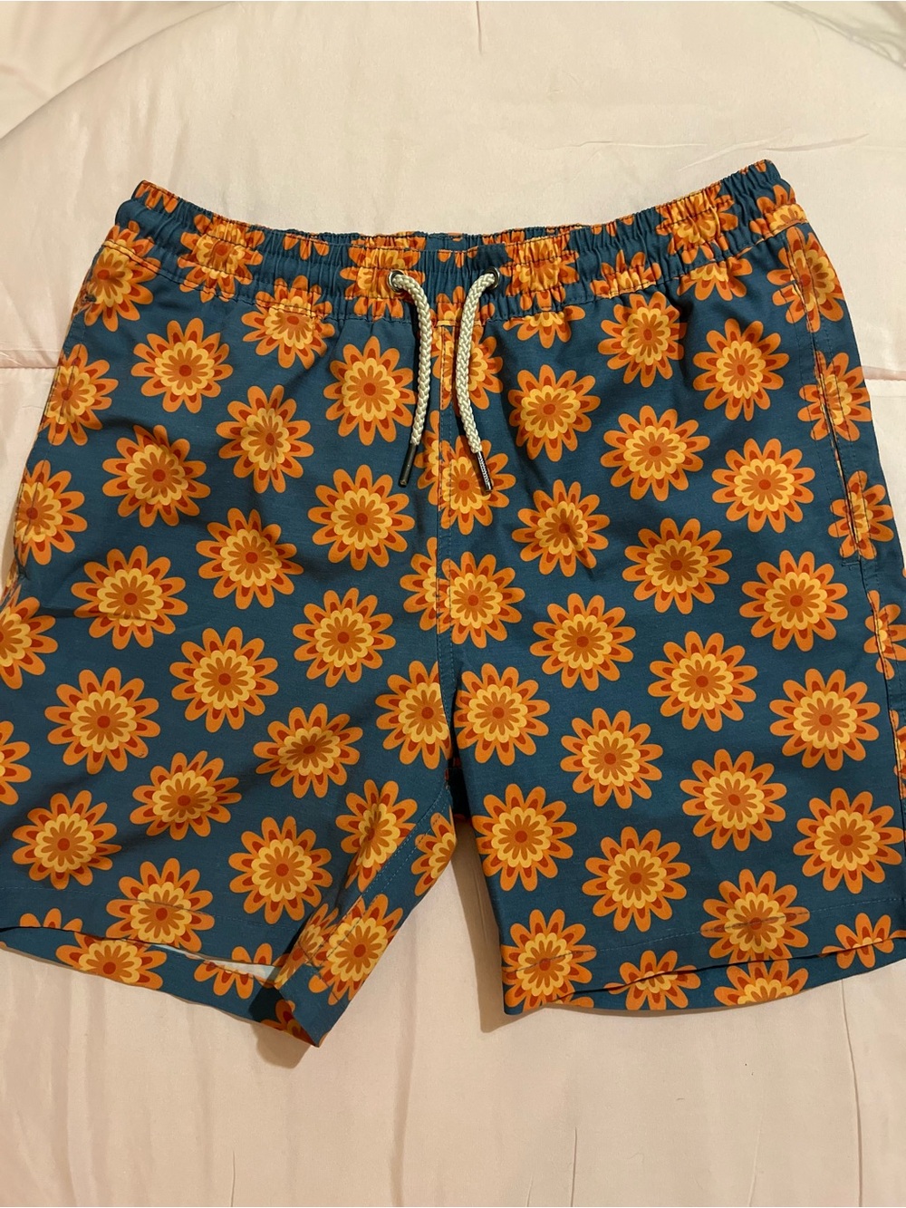 Fair Harbor Teal Swim Trunks